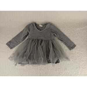 Dudu cream Girls Gray Dress 9-12 Months Princess, Tutu